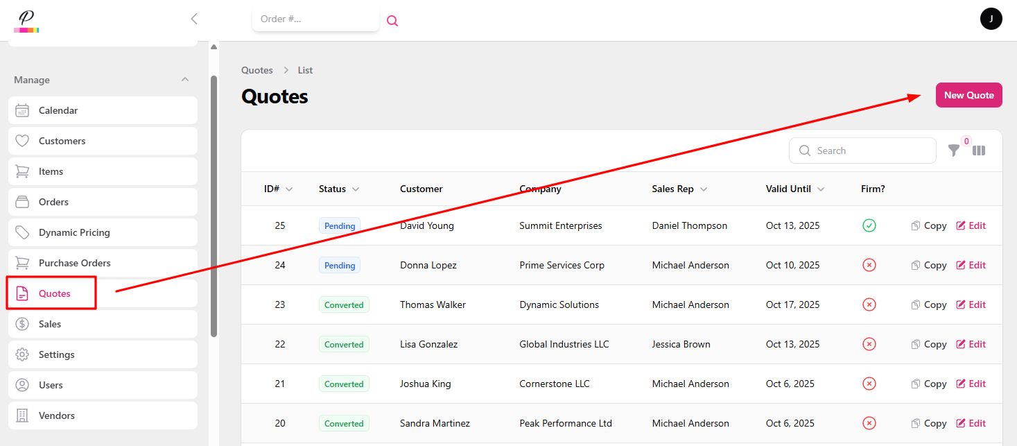 Payment settings interface showing ACH and credit card options